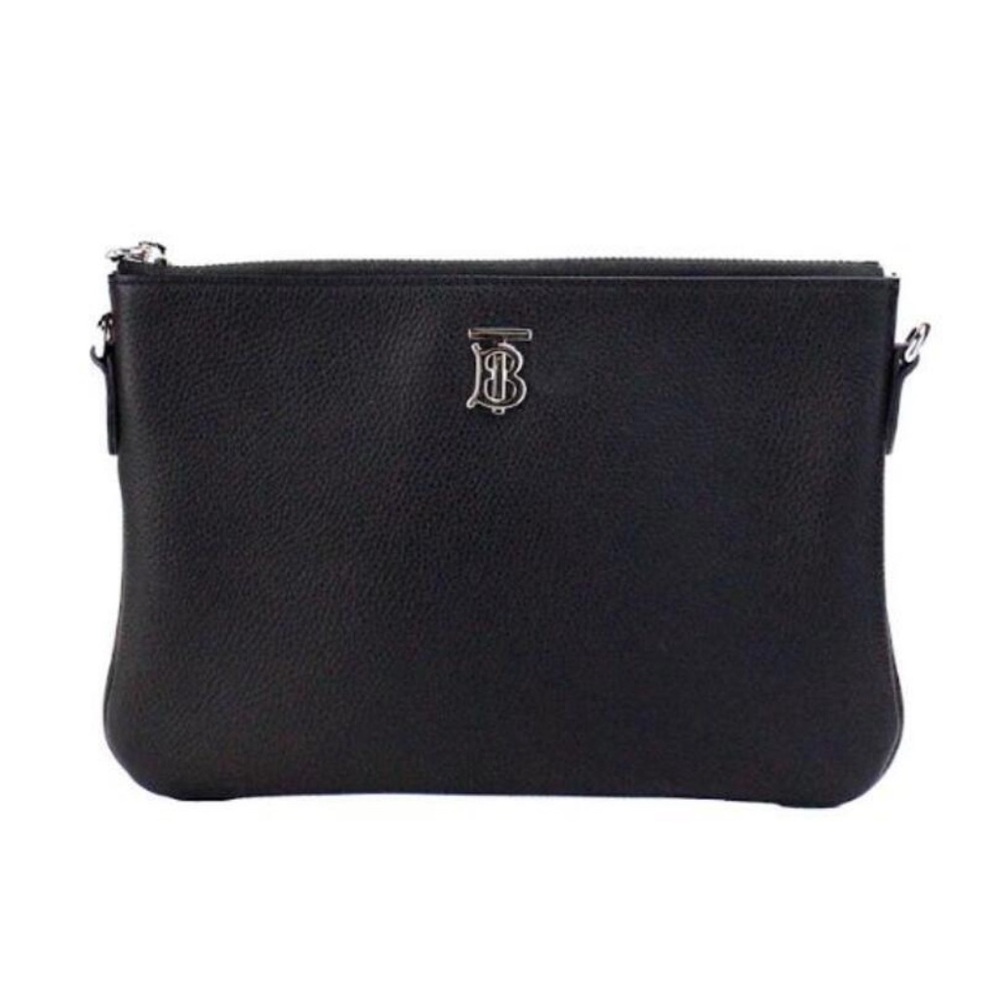 Burberry Peyton Monogram Black Pouch Crossbody bag